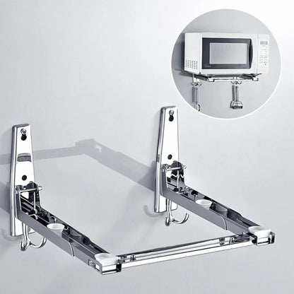 Wall Mounted Microwave Storage Shelf