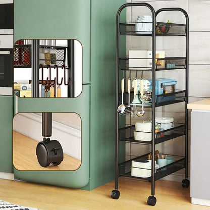 5-Tier Mobile Storage Cart