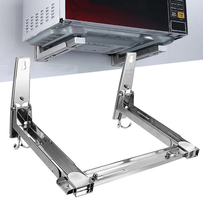 Wall Mounted Microwave Storage Shelf