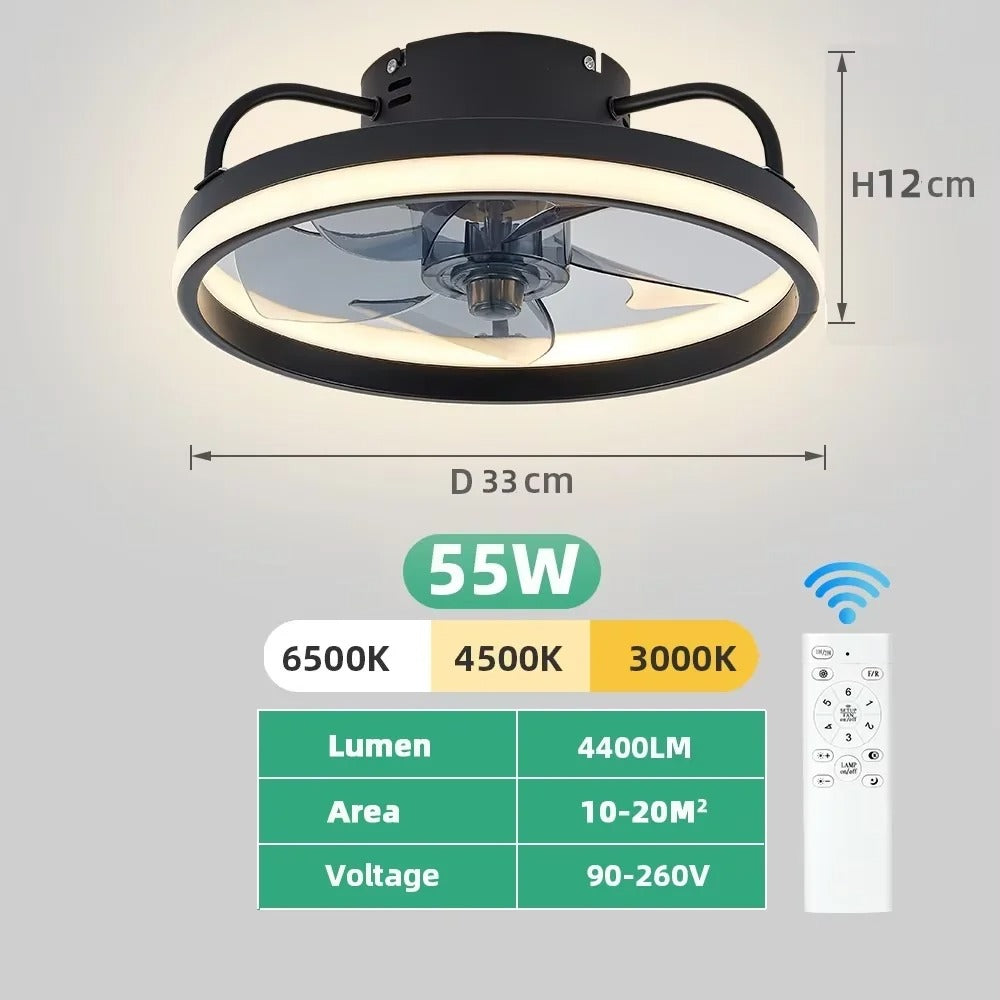 Remote Control Ceiling Fan Light
