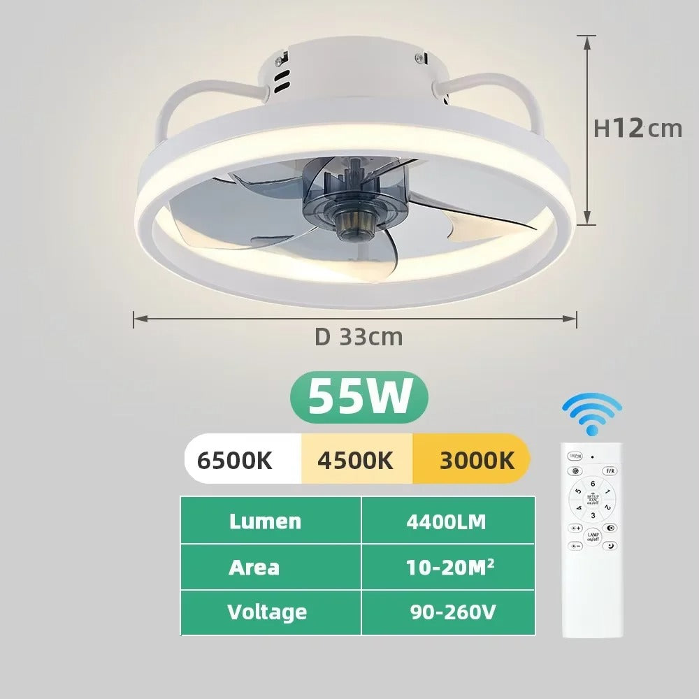 Remote Control Ceiling Fan Light